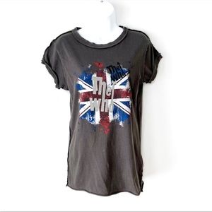 Amplified Vintage The Who Rock Band Distressed Short Sleeve Graphic Tee Shirt